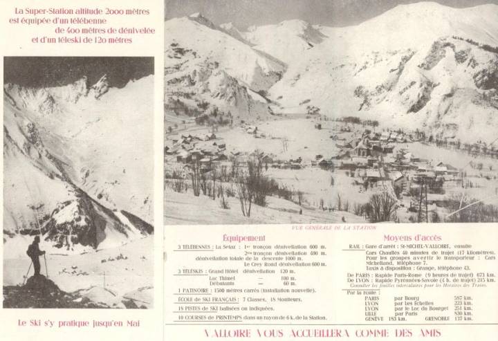 depliant publicitaire valloire autrefois 2 